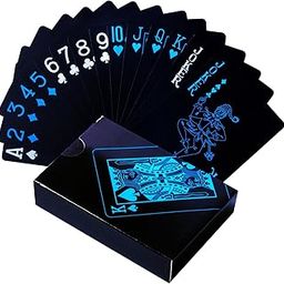 Adult Black Cards Deck, Waterproof PVC Plastic Black Playing Cards, Flexible Poker Cards, Premium Washable For Party Games | Tash Ki Gaddi-image-47