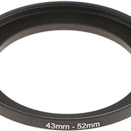 ATORSE® Black 43-52Mm Lens Filter Adapter Ring Mount Converter Rings for Camera-image-11