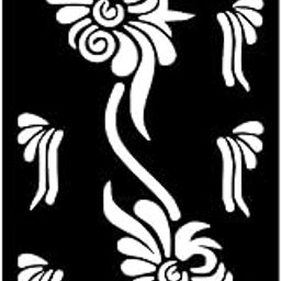 Temporary Tattoowala Traditional Motif Mehndi Sticker for Learning Hand Design Basics-28