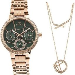 Analog Green Dial Women's Watch NM95058WM01/NN95058WM01/NP95058WM01-picture-1