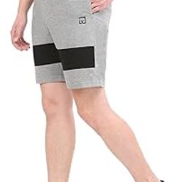 Men's |Cotton Rich | Regular Fit | Solid | Shorts with Side Pockets-image-18