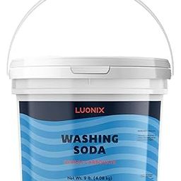 Luonix Washing Soda, 1 Gallon Bucket, Sodium Carbonate, Soda Ash, Laundry Additive-image-6
