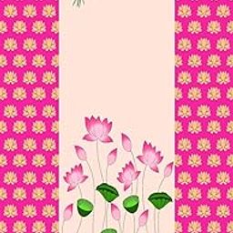 NK Textiles Parrot Bird & Pichwai Lotus Backdrop Cloth for Pooja Decoration Traditional, Background Decoration Cloth for Pooja Background, Curtain Cloth for Festival Fabric (Size-5x8 Feet) (Printed)-image-66
