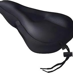 PulGos Bicycle Silicone Saddle Seat and Cycling Cushion Pad Bike Gel Cover, Cycle Accessories for Bicycle, Cycle seat, Gel seat for Bike, Cycle Gadget, Black Seat Cover-picture-14