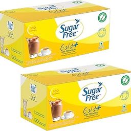 Sugar Free Gold, 100 Sachets (Pack Of 2) | India S No.1 Sweetner| Sweet Like Sugar With Low Calories| Scientifically Proven & Tested..-image-55