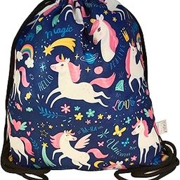 D&M Decor Kids Cartoon Animal Traveling School Bag Drawstring Sack for daily use and birthday return Gift/Backpack For All Age Group/Size -15x13.5-image-71
