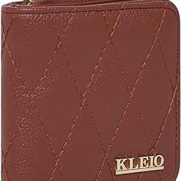 Vegan Leather Quilted Wallet for Women with Multiple Slots & Zip & Snap Closure | Water-Resistant Wallet for Girls for Travel, College, Parties-16