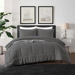 KANCHI DECOR - Luxury Soft & Fluffy Microfiber Comforter/Quilt/Dohar/Rajai 500 GSM All Weather Comforter (92" x 102" Inches/233cm x 269cm) - King Size|Dark Grey-image-83