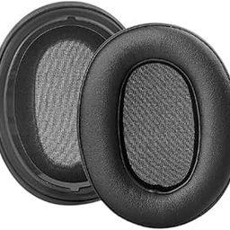 XB900N Earpad Cushions Compatible WH-XB900N & WH-CH710N - Soft Protein Leather with High-Density Memory Foam for Superior Noise Cancellation - Black-image-13