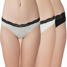 Women?s Premium Cotton Panties | Antimicrobial & Breathable | Everyday Comfort with Amazing Fit | All-Day Freshness & Hygiene | Bikini | Pack of 3 - Color and Print May Vary-image-27