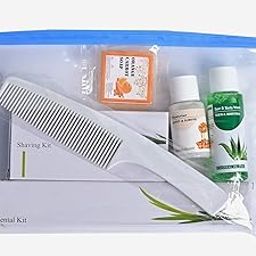 50 Sets Hotel Accessories,Guest House Kit,Guest Room Amenities,Marriage Guest Toiletry Kit Hospital Kit Zipper Pouch 9 X 6 INCH (50 Sets)-image-78
