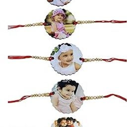 Personalized/Customised Rakhi For Brothers/Sister Print Your Photo Or Name Rakshabandhan (Rakhi Gift)-image-92
