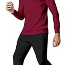 Track suit for Men (MIX_PLAIN_TRACKSUIT_MAROON_M)-picture-4