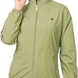 Minter Full Sleeve Regular Fit Stylish Zippered with Pockets Solid Windcheater for Women-picture-32