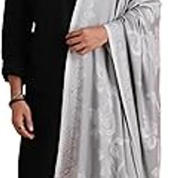 Men’s Beautiful Reversible Acrylic Shawl/Stole with Rose pattern, Soft and Smooth Feel, Winter Wrap for Gents, Large Size-picture-29
