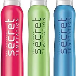 Secret Temptation Affair, Play and Pink Deodorant Combo for Women, Pack of 3 (150ml each)-21