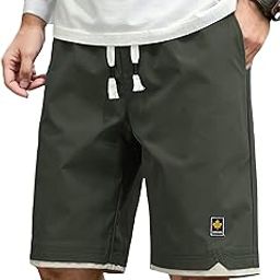 Men's Cotton Shorts | Half Pants | Nikker | Stretchable Lounge Wear (Casual | Summer | Bermuda) (Shorts-35-38)-image-53