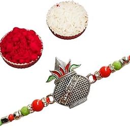 Raksha Bandhan Special: Unique & Designer Rakhi Collection - Brother Sister Love, Premium Packaging, Multicolor, Pearl, Krishna & Traditional Indian Rakhis for Bhaiya, Bhabhi & Kids (Pack of 1)-image-61