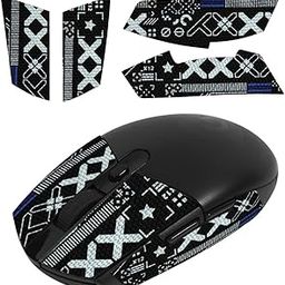 Verilux® Mouse Grip Tape for Lo gitech G102/G304 Gaming Mouse Skin, Pre-Cutted Self-Adhesive Mouse Grip Tape Sweat-Proof Fashion Pattern Mouse Grip Tape (Mouse is NOT Included)-29