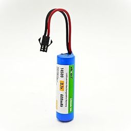 ELBOTICS® 3.7V 600mAh Rechargeable Li-ion Battery with USB Charger SM 2P Connector Spare Battery Pack for RC Stunt Cars Double-Sided Roll Stunt RC Car Accessories (ELB-S1_600mAh (Pack of 1))-image-63