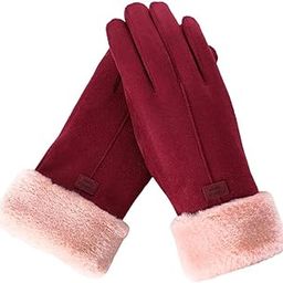 ™ Women Gloves Full Finger Mittens Winter Windproof Gloves for Cycling Hiking Red | Gloves & Mittens | Womens Accessories-image-66