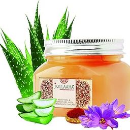 Jullaaha Aloevera Gel with Saffron and Kumkumadhi Thailam, 100g-image-82
