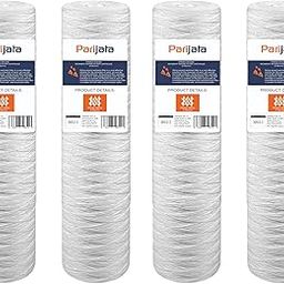 PARIJATA 1100gm Jumbo Wound Filter Thread Filter 20 inch x 4.5 inch Dia for Commercial RO Plants, Pack of 4 cartridges (Jumbo Wound (4pc))-image-45
