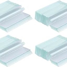 UJEAVETTE 4 Boxes Blank Microscope Glass Slides for Biology Experiment Supplies-image-24