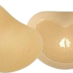 2x Women Bra Pads Inserts Sticky Chest Insert Pads for Swimsuit Sports Dress skin color heart-image-73
