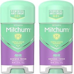 Mitchum Advanced Women Gel Anti-Perspirant & Deodorant, Shower Fresh 2.25 Ounces each (Value Pack of 2)-2
