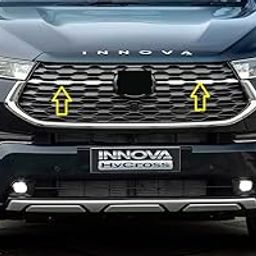 Mpower chrome grill accessory for Toyota Innova Hycross pack of 2 pcs-picture-22