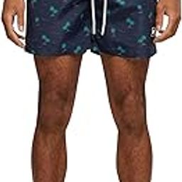 Men's Pattern Swim Shorts: Quick Dry Fabric, Ideal for Swimming and Sunbathing-image-34