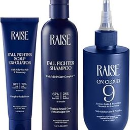 Raise 3-Step Anti-Dandruff Hair Combo | Exfoliator, Shampoo & Conditioner Combo | 78% less buildup in 6 weeks | Instant Scalp Detox | Patented Follicle Care Complex | Flake Free, Healthy Scalp in one use | SLS & Paraben Free | 150g/280ml/200ml-44