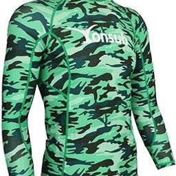 Adult Long Sleeve Surfing Swimming Beach Wetsuit Top Rash Guard Shirt XXL-image-80