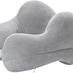 Travel Pillow Ultralight Adults Head Neck Support for Airplane Sleeping Train Grey-image-33