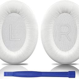 SOULWIT Lambskin Earpads Replacement for Bose QuietComfort 45 (QC45)/QuietComfort SE (QC SE)/New Quiet Comfort Wireless Over-Ear Headphones, Ear Pads Cushions with High Density Foam - Brilliant White-image-83
