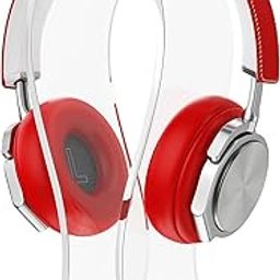 AmoVee Acrylic Headphone Stand Display Headphone Holder Headphone Hanger Headset Hanger Support - Suitable for All Headphone Sizes - (Transparent)-image-65