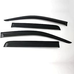 Malik AUTO Car Window Side Deflector Rain Door Visor Compatible with Polo New Model-8