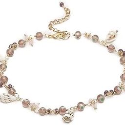 anklet handmade sea shell glass drop-image-19