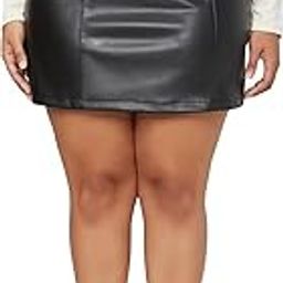 Faux Leather mini Skirt-image-44