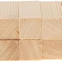 THE STYLE SUTRA® 2x10/5x Unfinished Wood Blocks DIY Modelling Woodworking Materials 20x20x50mm | Crafts | Multi-Purpose Craft Supplies | Crafting Pieces | Wooden Pieces-image-52