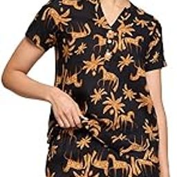 nykd BREEZY RAYON SHORTS COORD SET WITH FLATTERING HIGH LOW HEM TOP-picture-7
