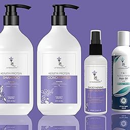 LA'BANGERRY Damage Repair Hair Growth Kit | Keratin Protein Shampoo & Conditioner, 9 iN 1 Herbal Hair Oil (100 ml) & Smoothning Argan Oil Hair Serum (100 ml)-56