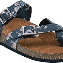 lydc Women’s Slip-On Comfort Sandals – Black Flower | Lightweight, Anti-Skid Flats for Effortless Style-picture-4