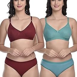 Lingerie Set Full with Coverage Non-Padded Bra and Hipster Panty-image-21