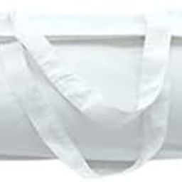 KANYOGA Buckwheat Hull Bolster with Carry Bag for Sitting on Floor, Meditation (White, L 42 X W 15 cm, Pack of 1)-image-58
