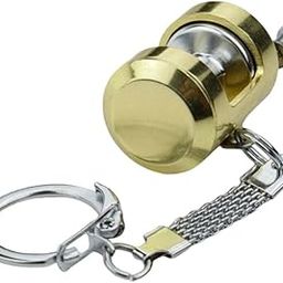 ATORSE Trolling Reel Shape Mini Fishing Reel Keychain Key Ring Novelty Gift-image-39