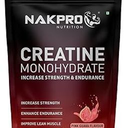 NAKPRO Micronised Creatine Monohydrate Powder (100g, Pink Guava) | 3g Creatine/Serving | Trustified Certified for Accuracy & Purity | Rapid Absorption Pre/Post Workout Supplement for Muscle Repair & Recovery | Supports Athletic Performance-15