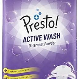 Amazon Brand - Presto! Active Wash Detergent Powder | 8 Kg | Tough On Stains | Gentle On Fabrics | Colour-Safe | Refreshing Fragrance | Machine And Hand Wash-22