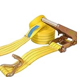 LASHTITE Heavy Duty Ratchet Cargo Lashing Belt – 75mm x 15Mtr | 10 Ton Capacity | Both Ends Double J Hook | Industrial-Grade Tie Down Strap-image-52